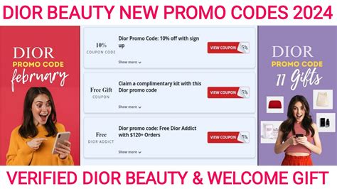 code reduction dior|dior promo code tiktok.